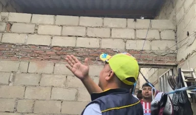 Casas destechadas en Malambo