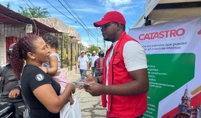 Gestión catastral del equipo del AMB en Cartagena. 