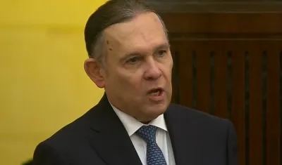 El presidente del Senado, Efraín Cepeda.