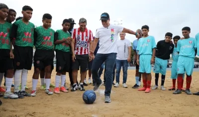 El Alcalde de Barranquilla, Alex Char.