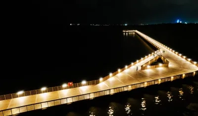 El Ecoparque Ciénaga de Mallorquín, una de las obras que Barranquilla mostrará durante el Foro. 