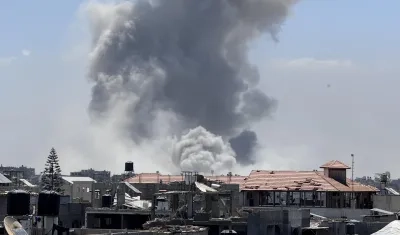 Ciudad de Gaza tras un ataque del Ejército israelí.