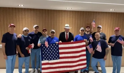 Ciudadanos estadounidenses liberados.