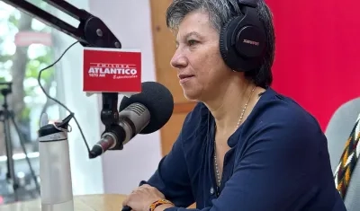 La candidata a la Presidencia de la República, Claudia López.