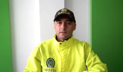 Mayor Julián Cañas, Nuevo Comandante del Gaula Mebar.