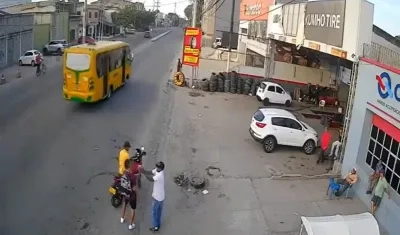 Momento en el que asesinan al Dj.