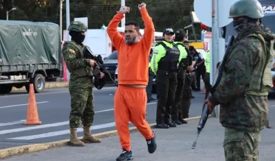 Deportado colombiano desde Ecuador.