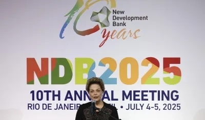 La presidenta del Nuevo Banco de Desarrollo, Dilma Rousseff.