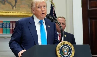 El Presidente estadounidense, Donald Trump. 