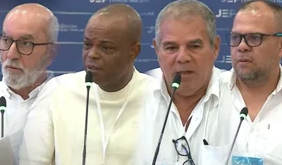 Heber Hernán Gómez Naranjo, Efraín Andrade Perea, Manuel Valentín Padilla Espitia y Eduart Gustavo Álvarez Mejía.