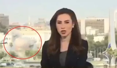 Una de las explosiones fue captada en vivo durante una transmisión de televisión.