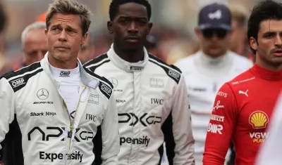 Brad Pitt y Damson Idris.