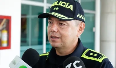General Edwin Urrego, comandante de la Policía Metropolitana.
