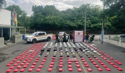 El cargamento estaba bajo el mando de alias 'Iván Mordisco'. 