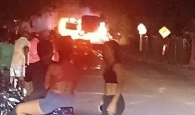 Lugar donde sucedió la explosión.