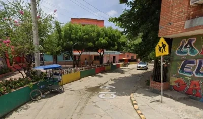 Lugar donde se presentó el crimen en el sector 'Rincón Latino'. 