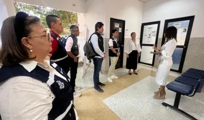 Imagen de la inspección de este jueves.