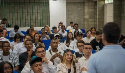 Algunos de los jóvenes candidatos.