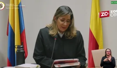 Jueza Sandra Liliana Heredia.