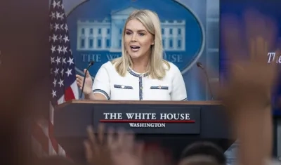 La secretaria de prensa de la Casa Blanca, Karoline Leavitt. 