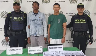 Los dos hombres fueron conducidos a la URI de la Fiscalía. 