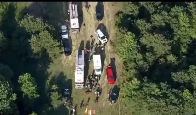 Lugar donde ocurrió el accidente. 