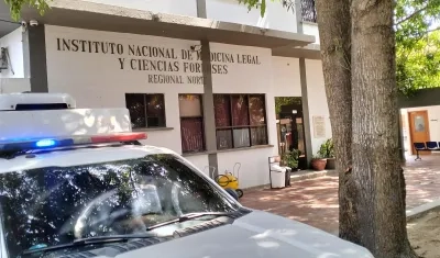 Fachada de Medicina Legal de Barranquilla.