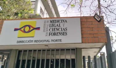 Fachada de Medicina Legal, en Barranquilla. 