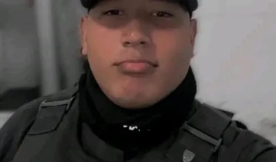 El patrullero barranquillero Miguel Alexander Rebolledo García.