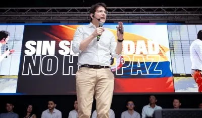 Miguel Uribe Turbay, senador y precandidato presidencial. 