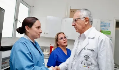 El Ministro de Salud, Guillermo Alfonso Jaramillo.