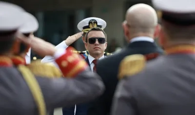 El presidente ecuatoriano, Daniel Noboa.