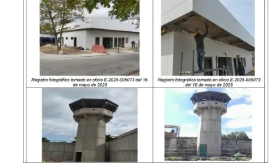 Imágenes de las obras atrasadas en la Penitenciaría.