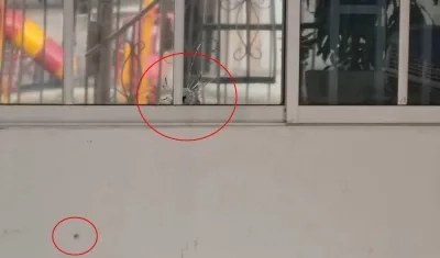 Disparos en la oficina de Jaime Cervantes.