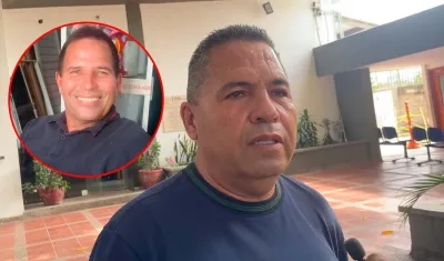 Wilson Mandón (círculo), una de las víctimas; y Freddy Mandón, su hermano. 