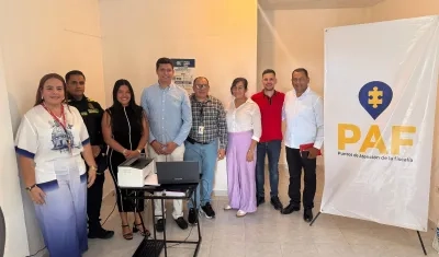 Inauguración del PAF en Piojó.