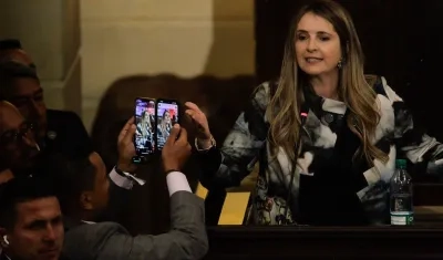La senadora Paloma Valencia.