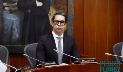 El senador Pedro Flórez.