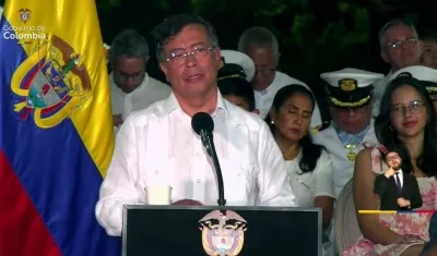 El Presidente Gustavo Petro.