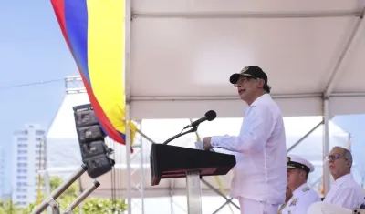 El Presidente Gustavo Petro.