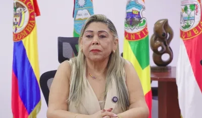 Vivian Saltarín, presidenta del Tribunal Superior de Barranquilla. 