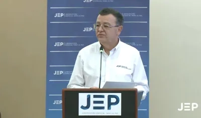 El presidente de la Justicia Especial de Paz, Alejandro Ramelli Arteaga.