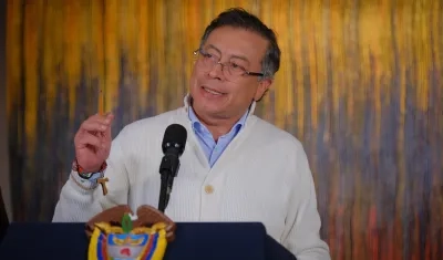 Gustavo Petro, Presidente de Colombia. 