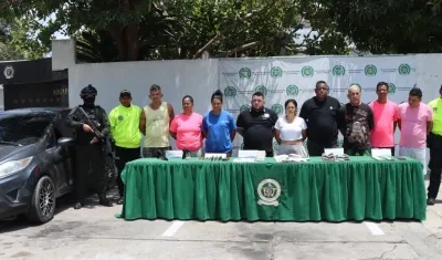 Las capturas fueron realizadas por la Policía Metropolitana. 