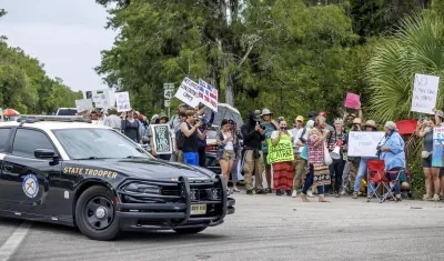 Protestas contra redadas migratorias en Estados Unidos. 
