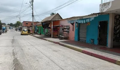 Sector donde se registraron los hechos. 