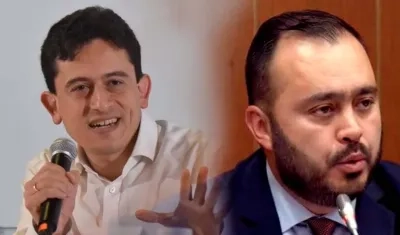 Exministro Luis Carlos Reyes (Izq.) y el senador Jairo Castellanos (Der.) 