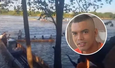 Carlos Alonso Jiménez, desaparecido en el río Cauca. 