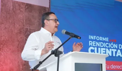 El gerente general de Cajacopi EPS, Roberto Solano Navarra.