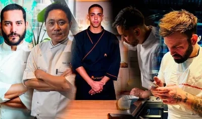 Estos son los chef internacionales que estarán en esta edición. 
